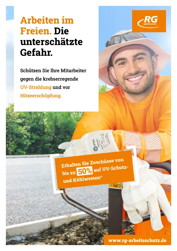 Broschüre - RG Arbeitsschutz - UV-Schutz